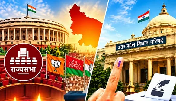 UP में विधान परिषद की 11 सीटों के लिए मतदान जारी, फर्जी वोटिंग के आरोपों पर बवाल 